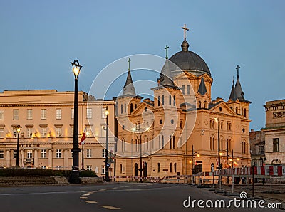 Church of the Descent of the Holy Spirit in ÅÃ³dÅº Editorial Stock Photo